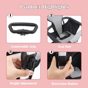 2-Way-Facing Stroller Light, Compact, Sturdy, Easy to Fold & Unfold
