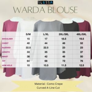 Warda Maternity & Plus Size Office Wear Blouse